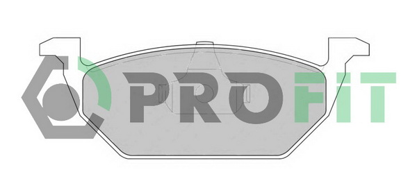 Sada brzdových platničiek kotúčovej brzdy ESO Autotechnics LLC